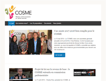 Tablet Screenshot of cosme.ca